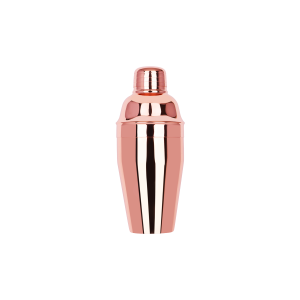 Classic Club Cocktail Shaker 3pc 300ml Rose Gold