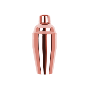 Classic Club Cocktail Shaker 3pc 500ml Rose Gold