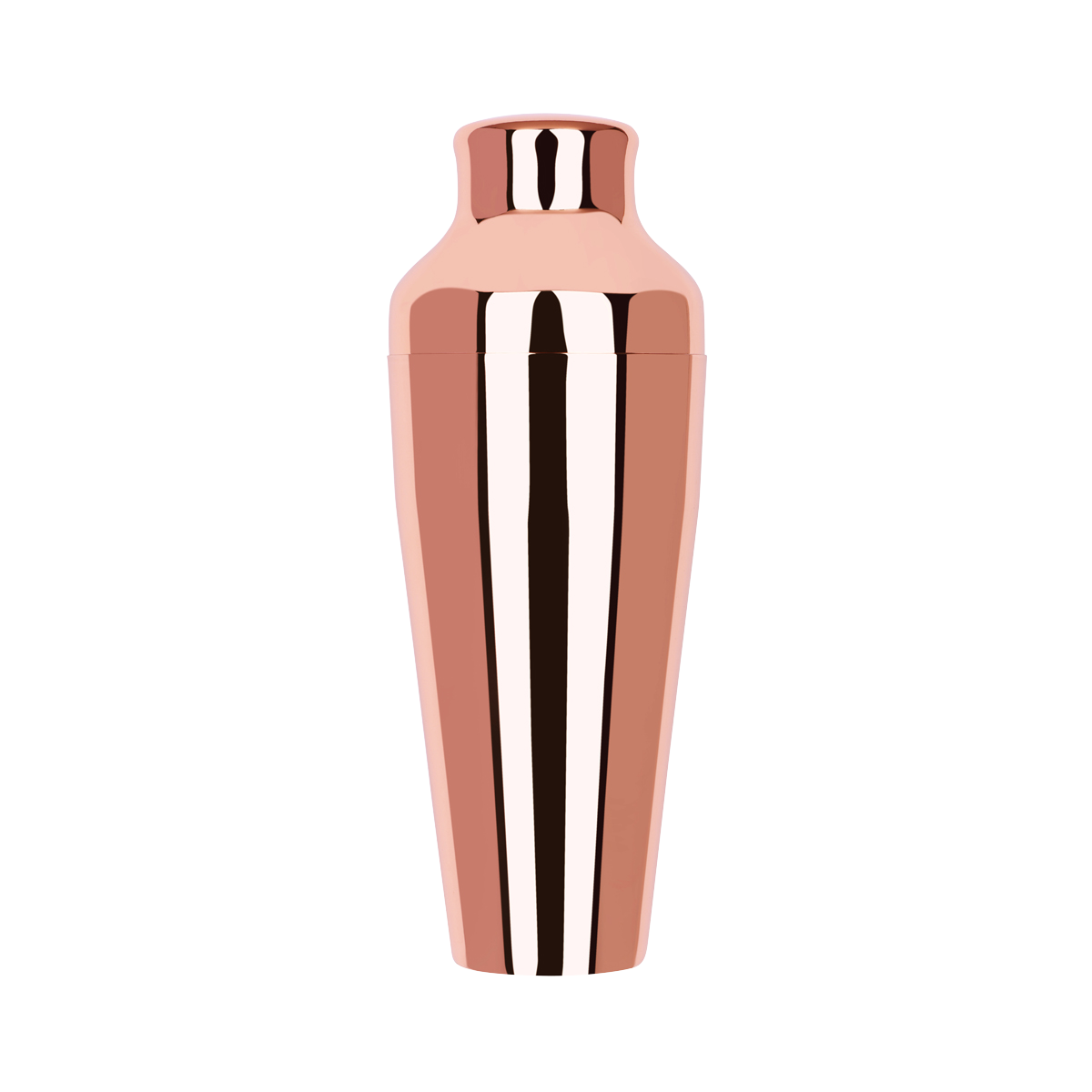 Parisian Cocktail Shaker 2pc 500ml Rose Gold