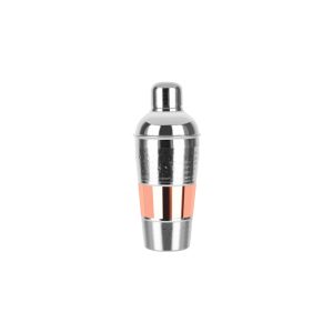 Hammered Cocktail Shaker 3pc 600ml Rose Gold