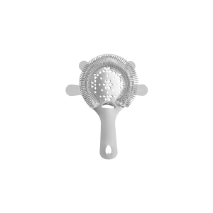 4 Prong Hawthorn Strainer with Flat Handle Stainless Steel