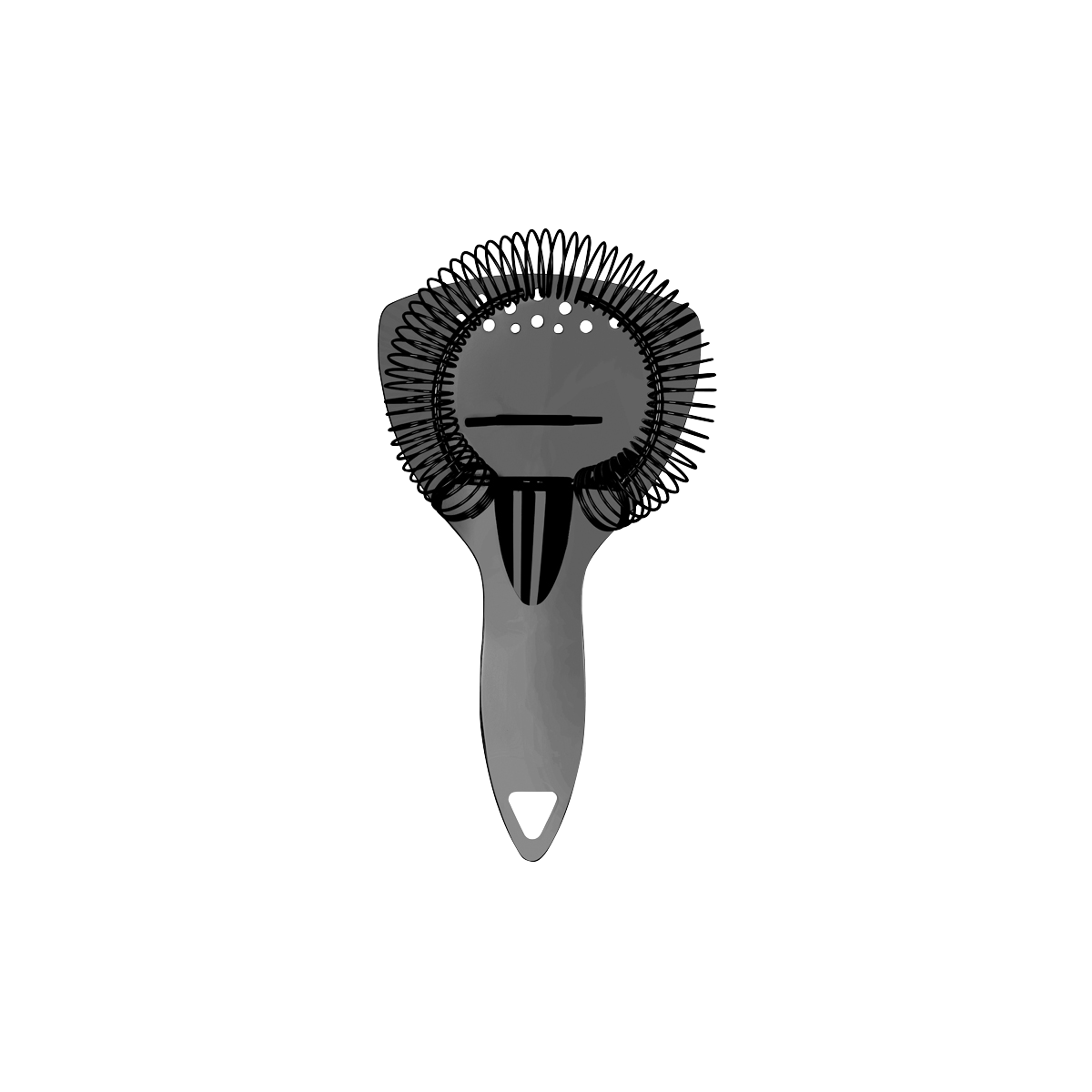 Luxury Cocktail Strainer with Handle Gunmetal