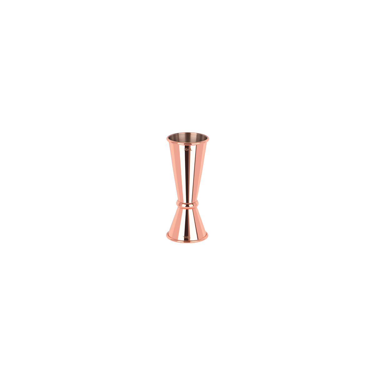 Tokyo Jigger with Curled Edge 15/30ml Rose Gold