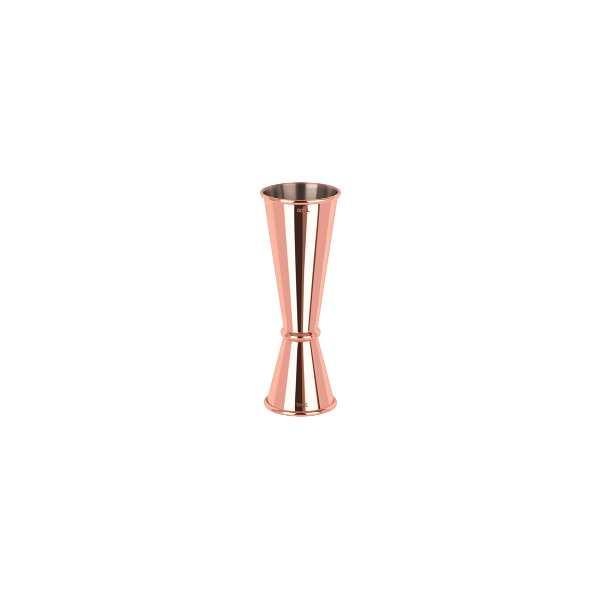 Tokyo Jigger with Curled Edge 30/60ml Rose Gold