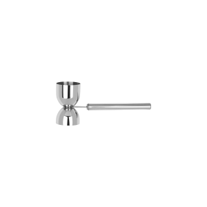 Double Jigger with Pipe Handle 20/40ml Stainless Steel