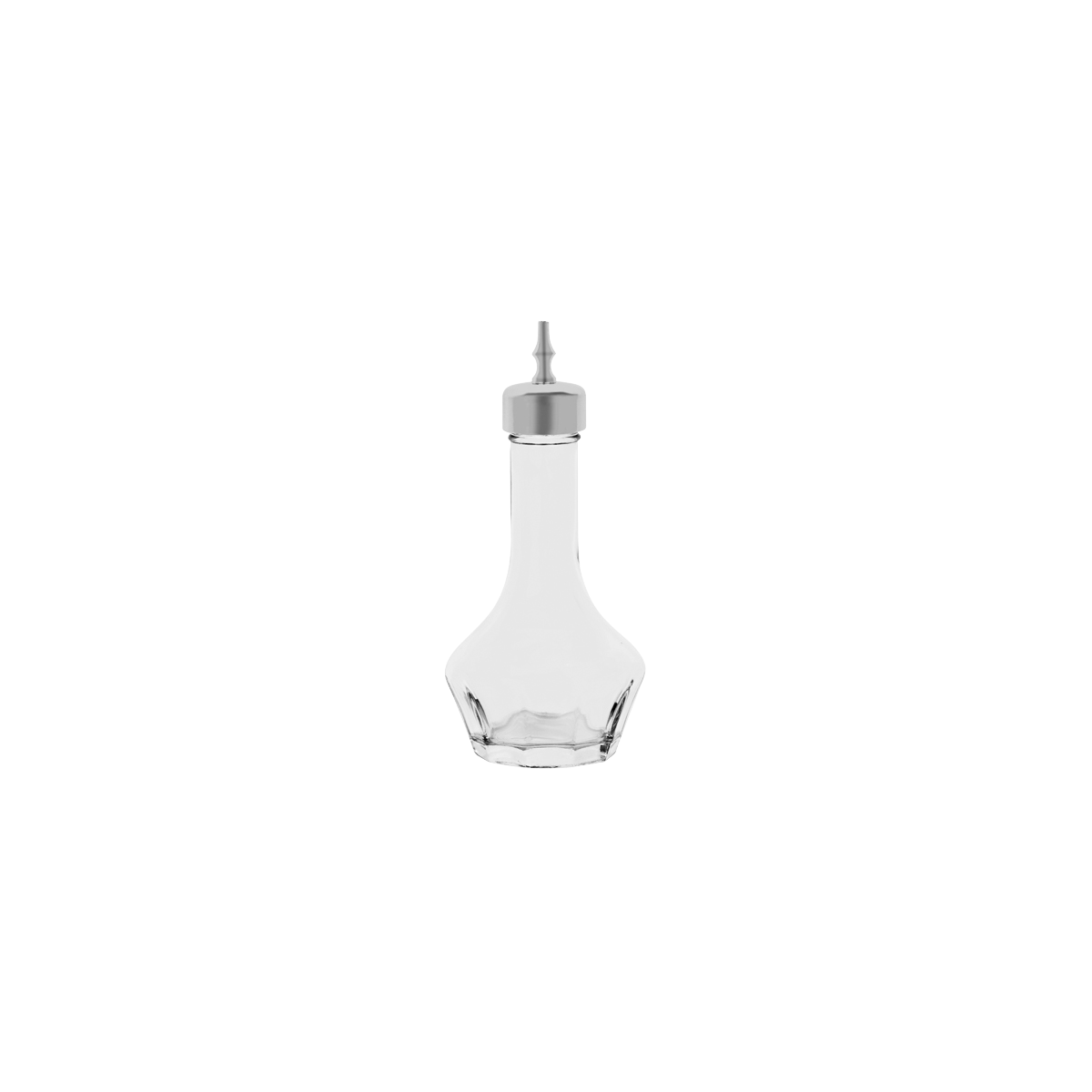 Bitter Bottle 50ml Glass with Chrome Lid
