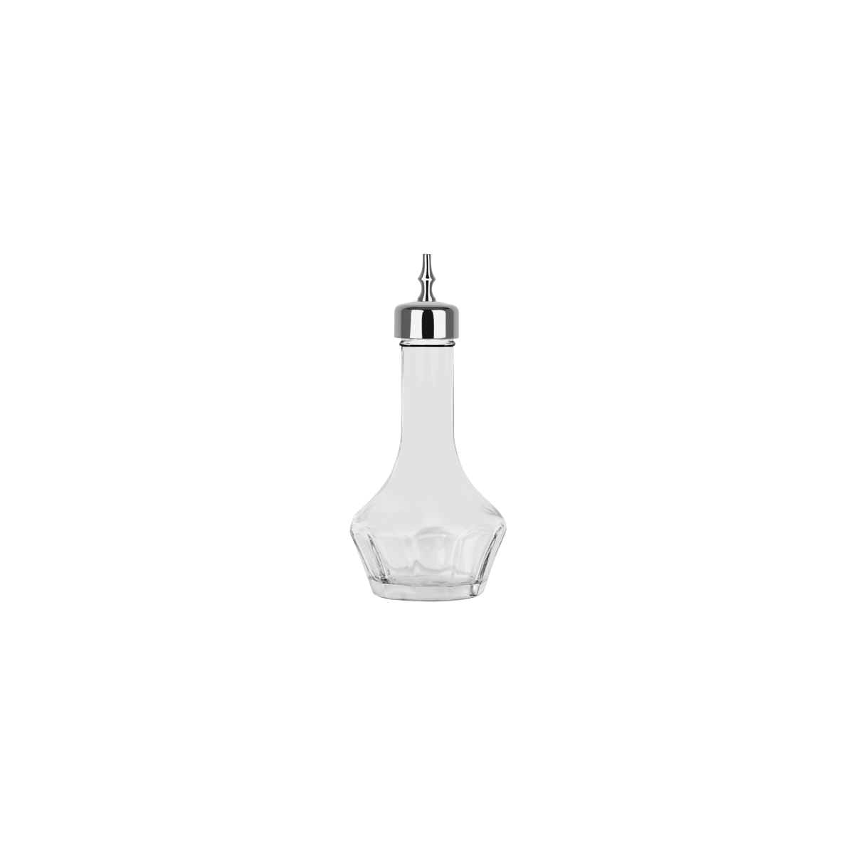 Bitter Bottle 50ml Glass with Gunmetal Lid