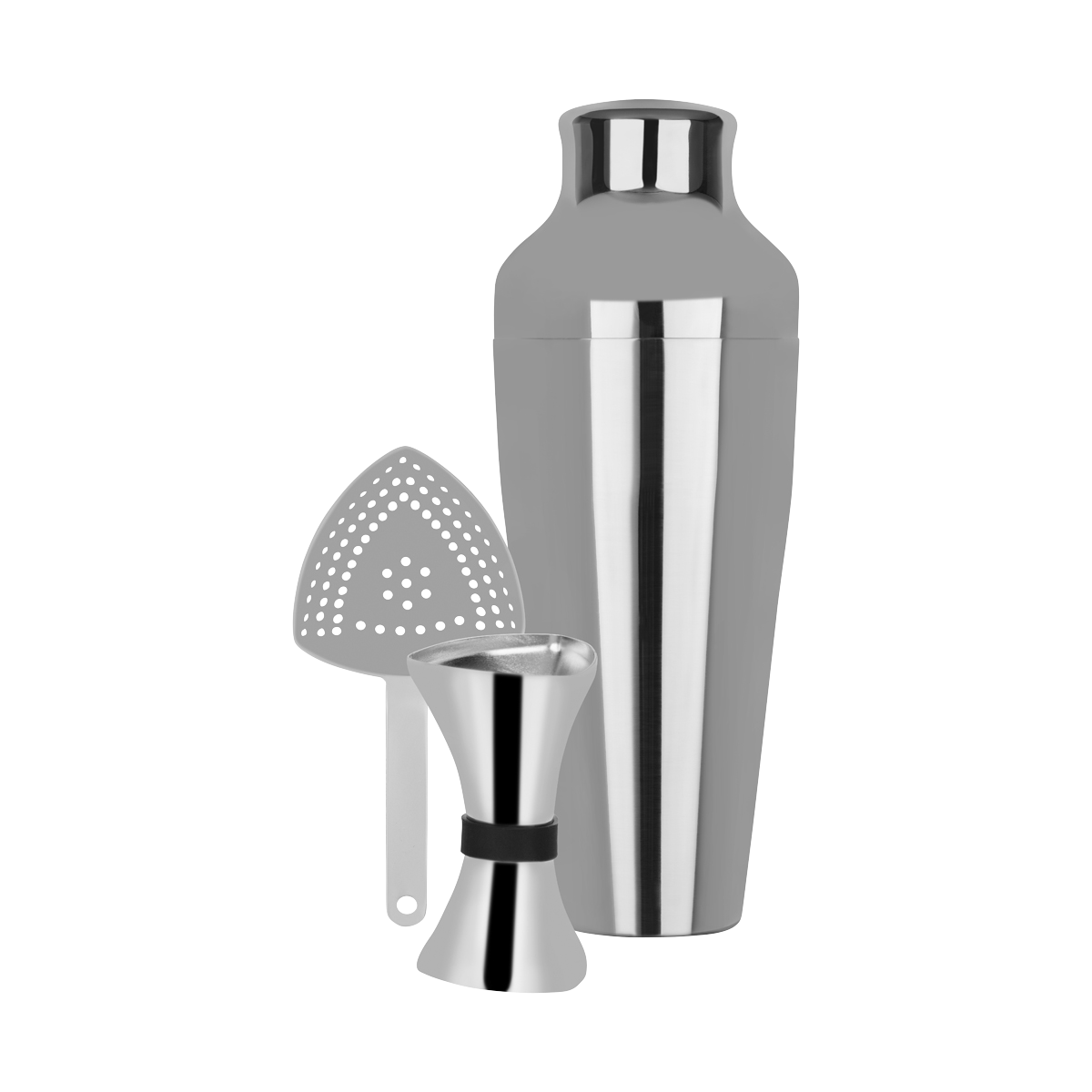 Cocktail Set 3pc Stainless Steel