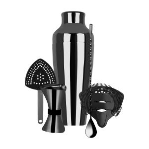 Cocktail Set 5pc Gunmetal