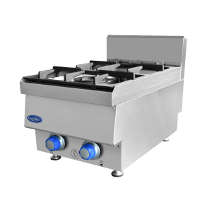 COOKRITE 2 BURNER COOK TOP 650 NG AT65G2B-C-NG