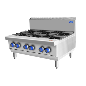 COOKRITE OPEN 6 BURNER COOK TOPS NG AT80G6B-C-NG