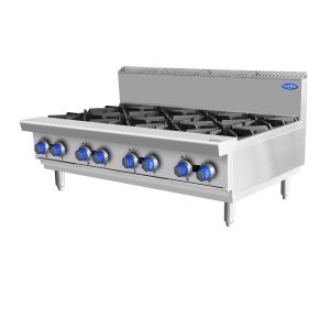 COOKRITE OPEN 8 BURNER COOK TOPS NG AT80G8B-C-NG