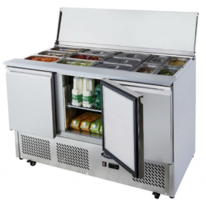 ATOSA 3 DOORS SLIDING LID SALADETTE FRIDGE 1365 MM ESL3850