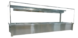 JASPER WET HOT FOOD DISPLAY 1730 MM BM5 HOLDS 5 x 1/1 GN PANS (PANS NOT INCLUDED) 15 AMP
