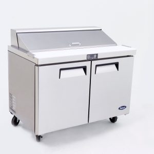 ATOSA 2 DOOR SANDWICH PREP TABLE FRIDGE1530 MM MSF8303