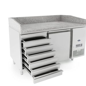 ATOSA 1 DOOR PIZZA TABLE FRIDGE WITH DRAWERS 1510 MM EPF3490