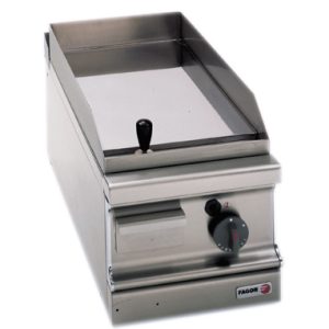 Fagor 700 series LPG chrome 1 zone fry top with thermostatic control FTG-C7-05LLPG