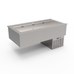 Thermaster 4×GN 1/1 Capacity Ventilated Static Cold Bain Marie Trays - GN4-VA