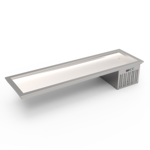 Thermaster 6×GN 1/1 Capacity Static Cold Bain Marie Trays - GN6-FA