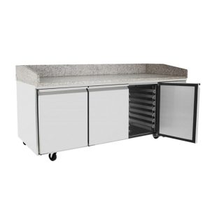 ATOSA 3 DOOR PIZZA TABLE FRIDGE 2010 MM EPF3485