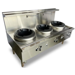 JASPER Triple Wok Range(duckbill burner) NG