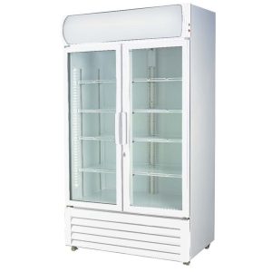 Double glass door colourbond upright drink fridge - LG-580GE