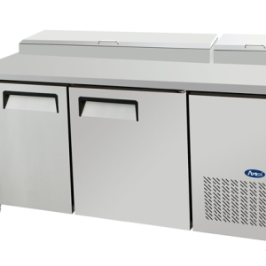 ATOSA 2 DOOR PIZZA PREP TABLE FRIDGE 1702 MM MPF8202