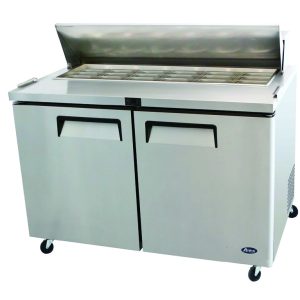 ATOSA Mega Top 2 DOOR SANDWICH PREP TABLE FRIDGE 1530 MM MSF8307