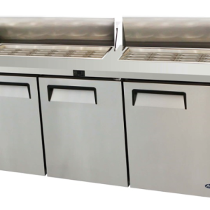 ATOSA 3DOOR SANDWICH PREPTABLE FRIDGE 1846MM MSF8308