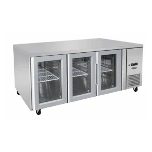 GLASS THREE DOOR COOLING FRIDGE TABLE 1795 MM EPF3731