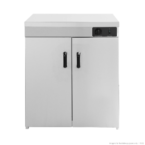 Elementry Stainless Steel Double Cabinet Plate Warmer 120 Plates - PW-DE
