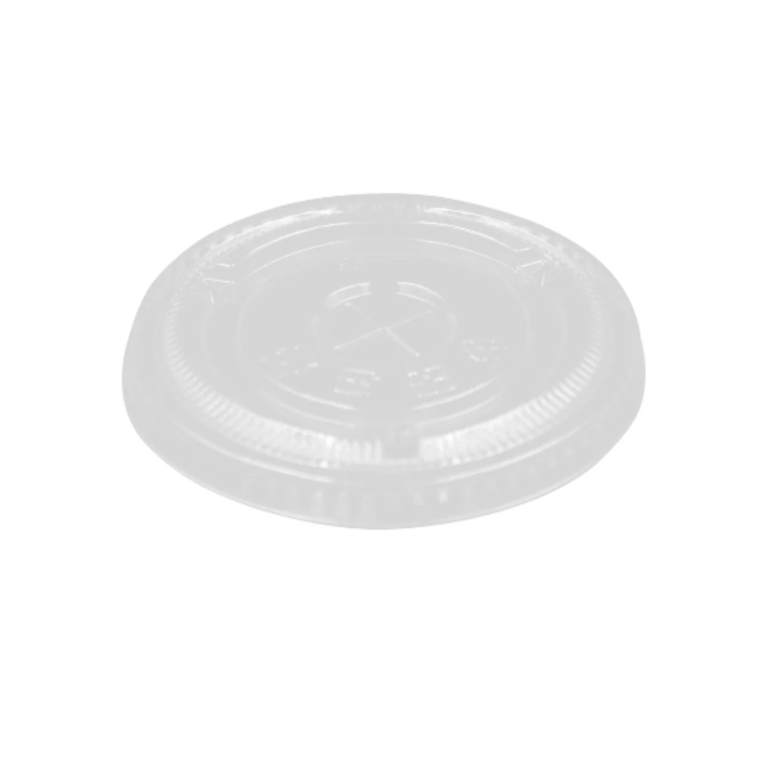 PakMax 90mm PET Flat Lids - CCFL-90C-PET-LID