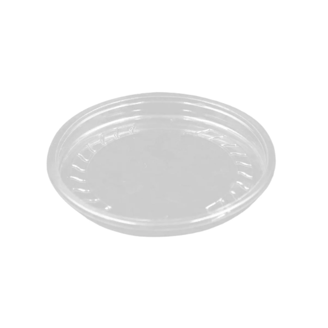 PakMax 117mm PET Deli Container Outer-fit Flat Lid - OF-117C-PET-LID