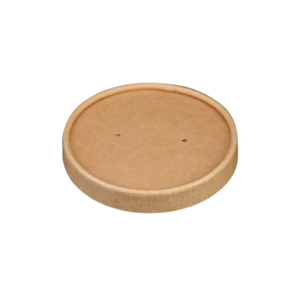 PakMax 115mm Kraft Paper Lid Fit for 20/26/32oz Paper Deli Container - DELI-115-KP-LID