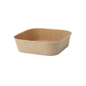 PakMax 880ML Kraft Paper Rectangular Bowl - KPRB-750