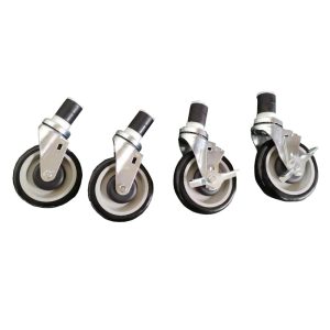 Modular System Castor Set for Economic Stainless Steel Benches - CASTOR-D61