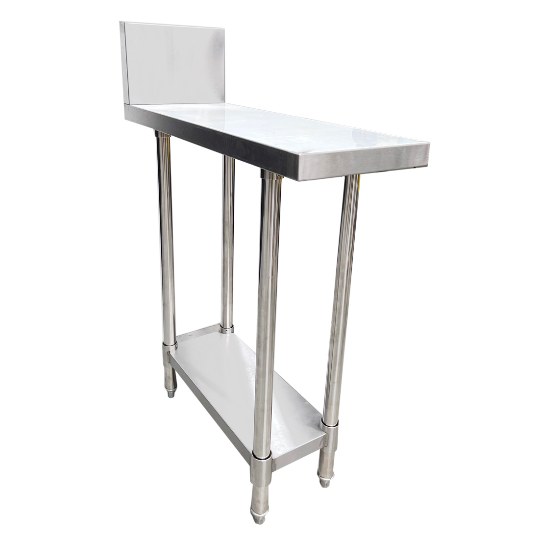Stainless Steel Kitchen Infill Bench with Splashback
