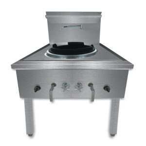 Gasmax Waterless LPG Single Wok Chimney Burner - WW-1LC