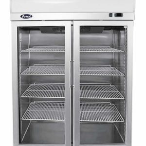 ATOSA TOP MOUNTED DOUBLE DOOR GLASS FREEZER YCF9408