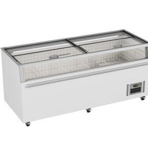 Thermaster Supermarket Island Freezer with Glass Sliding Lids ZCD-L210G